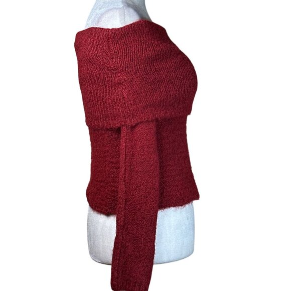 4th & Reckless Krissy Top in Red UK 6 / US XSmall New Womens Knit Sweater - Picture 5 of 8